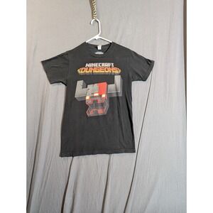 Minecraft. Dungeons. Size Small TShirt Color Black Short Sleeve